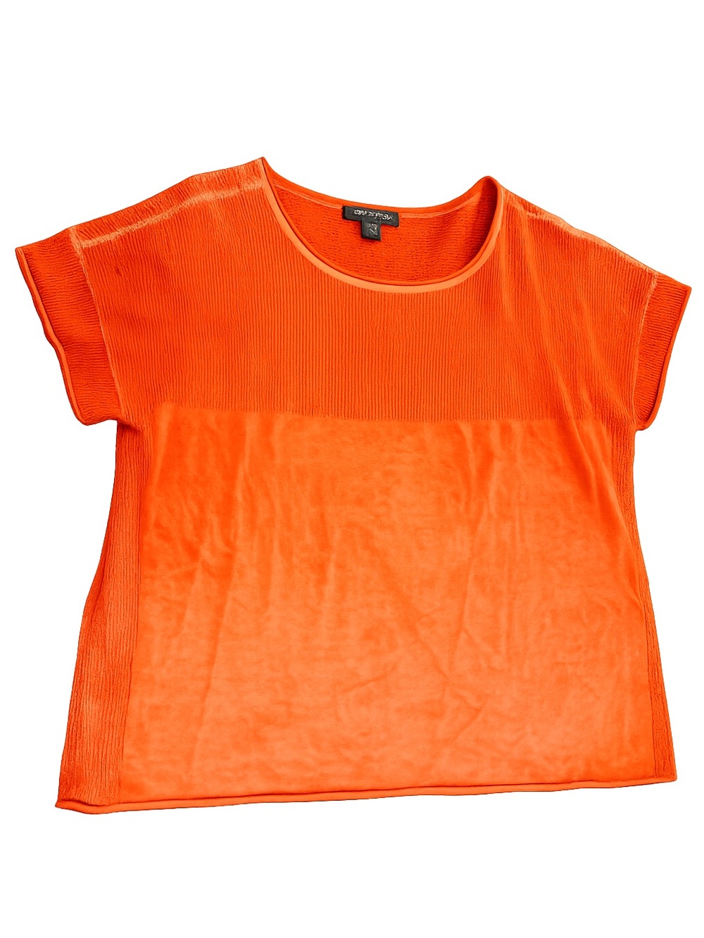 Tommy Bahama Women’s XL Orange Short Sleeve Knit Sweater Lightweight Pullover